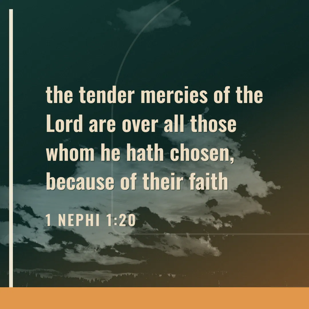 Verse Art widget, small: 1 Nephi 1:20